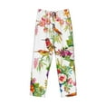 thumbnail image 4 of Disketp Wild Exotic Birds And Flowers Men'S Pajama Pants - Ultra Soft Fleece Sleep And Lounge Pants (Size: S-Xxl), 4 of 9