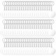 thumbnail image 1 of Juego de 96 discos circulares transparentes de acrílico para llaveros, llaveros redondos de acrílico transparente en blanco para bricolaje (transparentes), 1 of 8