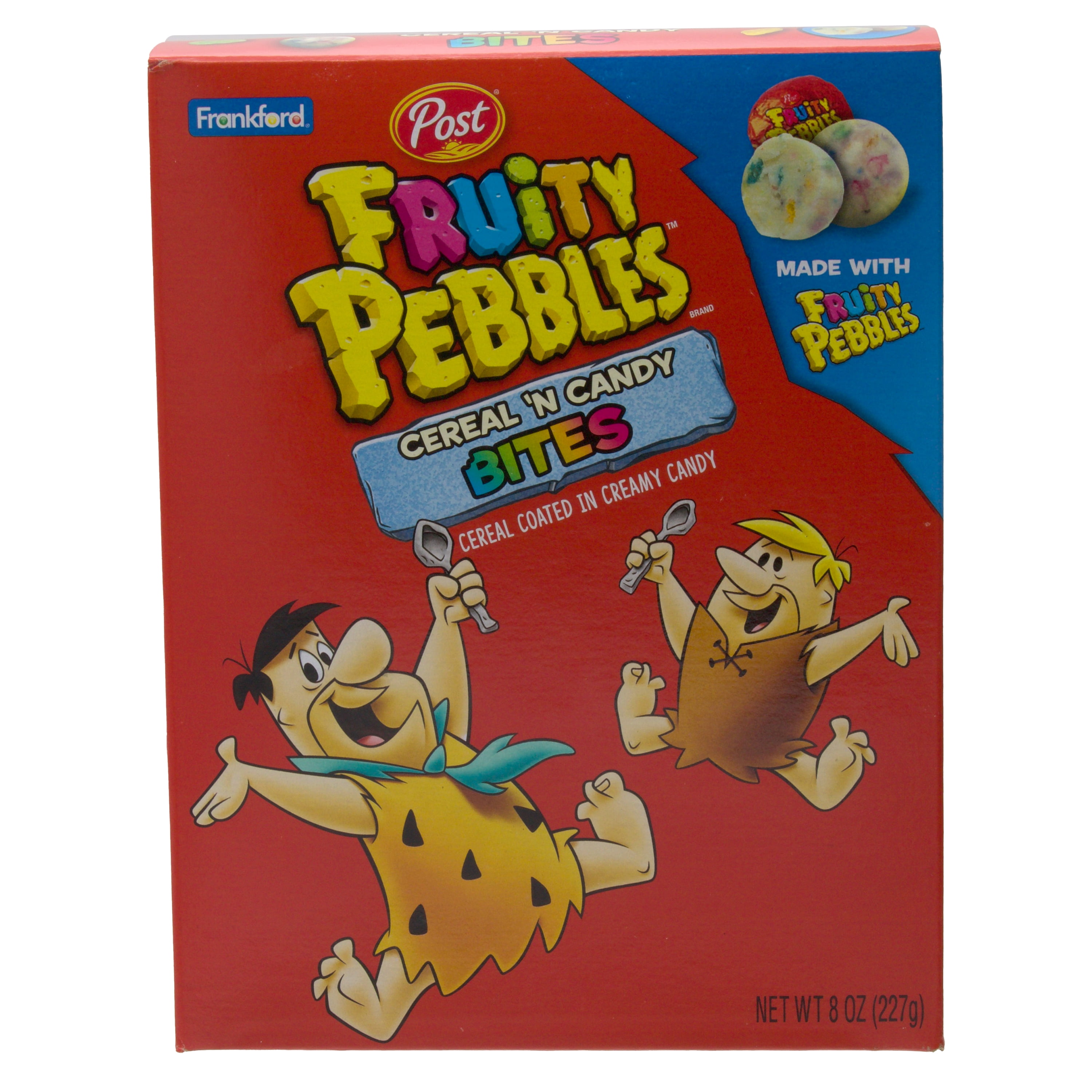 Frankford's Post Fruity Pebbles Cereal N Candy Bites, 8 Ounce