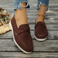 thumbnail image 2 of YOUYEDIAN Loafers for Women Vintage Soft Pointed Toe Low Heel Fashion Slip On Comfy Flats Casual Solid Color Walking Shoes, 2 of 5