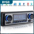 thumbnail image 1 of Portable Auto Bluetooth Radio Stereo Usb/aux Classic Stereo Audio Fm Remote Controls Hands-free Calls Car Mp3 Player1pcsChina He Qiyong unisex, 1 of 1
