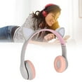 thumbnail image 3 of Écouteurs pour Enfants, Casque pour Enfants Multifonction à Lumière LED Colorée, Réduction du Bruit, Rétractable pour l'École pour Enfants, 3 of 7