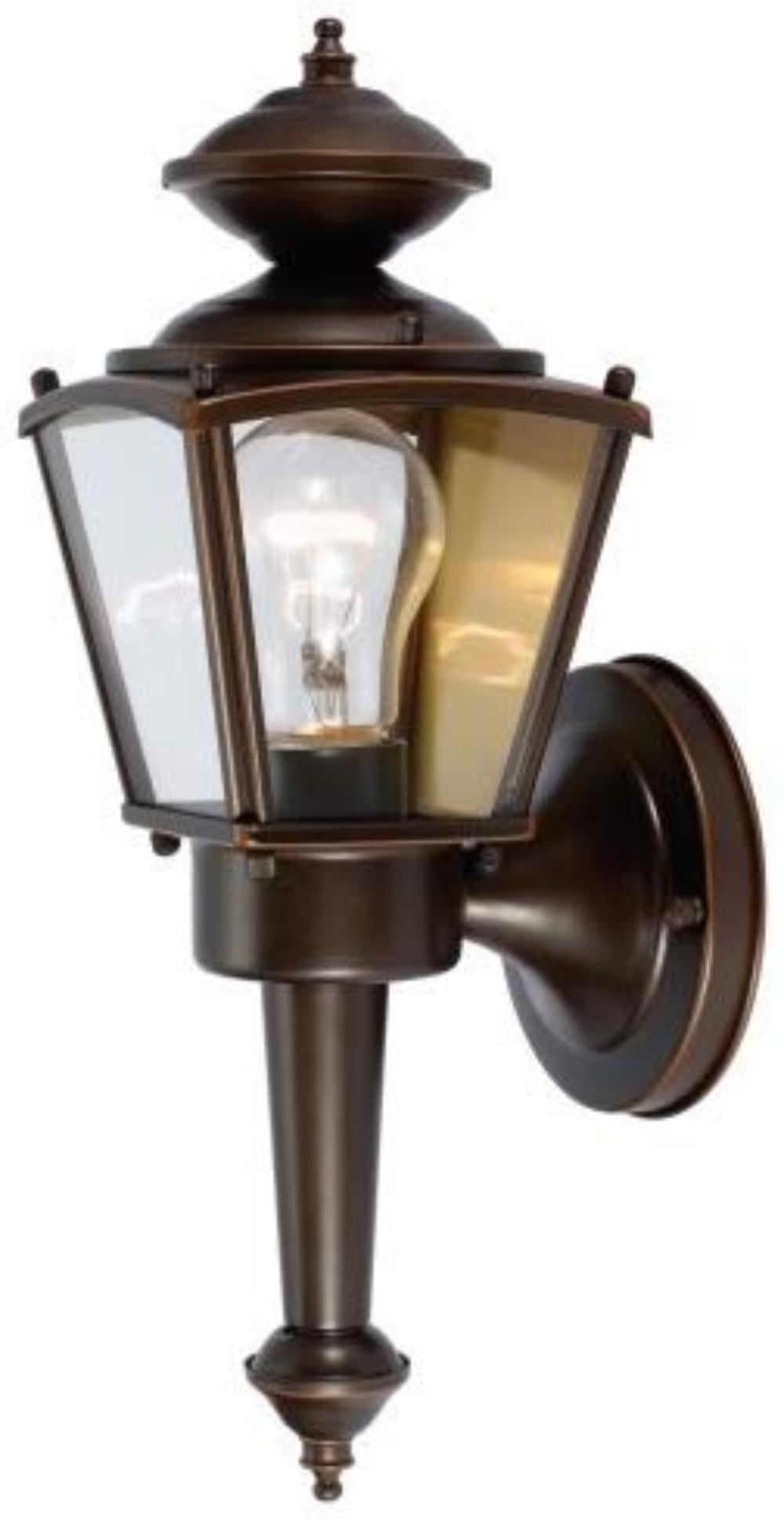 Details about   Post-Top Lantern Outdoor Exterior Garden Yard Lamp LED Light in Dark Bronze 