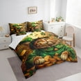 thumbnail image 3 of Feelyou 3D Cat Animal Twin Bedding Sets 7-Piece, St. Patrick's Day Bedding Comforter Set, 3 of 8