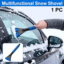 Premium All-in-One Detachable Snow Removal System - Vehicle Safe Snow Shovel and Ice Scraper Tool for Car Windshield