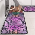 thumbnail image 2 of Kitchen Rugs Sets Of 2,Multicolor Paisley and Floral Pattern Anti Fatigue Kitchen Mat Rugs Non Slip Washable,Decorative Kitchen Floor Mats for Kitchen,Sink,Laundry,17"x47"+17"x47", 2 of 5