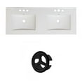 thumbnail image 1 of American Imaginations 23.75-in. W 3H8-in. Ceramic Top Set In White Color - Overflow Drain Incl. AI-20947, 1 of 1