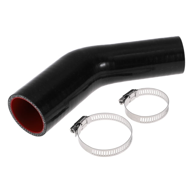Manguera de silicona acopladora de 35 mm / 1.38" a 45 mm / 1.77" 45 grados 4 capas de tela intercambiador de calor tubo de admisión de aire radiador 102 mm