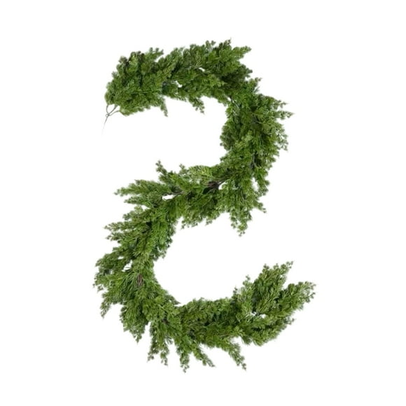 Guirnalda navideña, vegetación artificial, guirnalda, adorno, decoración navideña 136 puntas de rama