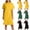 Black, variant on CHUMUD Women's Short Sleeve T-Shirt Dress Summer Crew Neck Basic Solid Casual Long Midi Dresses