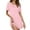 Pink, variant on fheaev Sleep Shirts for Women Women Short Sleeve Sleepwear Loose Round Neck Sleepshirt Night Shirts for Sleeping Pullover Nightgown Soft Nightdress Casual Pajama Dress S-Xxl