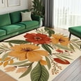 thumbnail image 6 of 1PC Floral Patterned Area Carpet Local Carpet, Lightweight Washable Easy-to-Tidy Carpet Mat Festival Gift, Suitable for Bedroom, Living Room, Dining Room, Office, Foyer, Room Accessones, 6 of 8