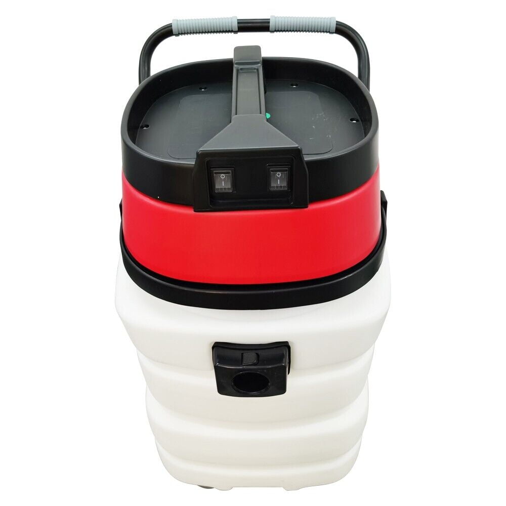 PreAsion 24 Gallon 2-motors Industrial Wet/Dry Vacuum Cleaner Commercial Water Suction Machine 110V