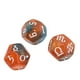 thumbnail image 5 of Dados rúnicos, juego de 3 dados astrológicos con purpurina, juego de dados astrológicos con rendimiento sólido, 5 of 14