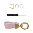 thumbnail image 4 of Car Keychain PU Leather Keychain Strap Key Holder Automotive Keychain Sturdy Pink, 4 of 8