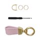 thumbnail image 4 of Llavero universal de cuero sintético para coche, multiusos, color rosa, para hombre y mujer, 4 of 9