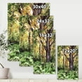 thumbnail image 4 of Designart ' Autumn Forest With A Large Tree ' Lake House Canvas Wall Art Print, 4 of 4