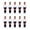 White Dark Blue, variant on QccHieUs 10pcs foosball men replacement set foosball player football games practical mini White Dark Blue