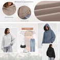 thumbnail image 5 of SUNBS Oversized Hoodies for Women Pullover Long Sleeve Hooded Sweatshirts with Kangaroo Pocket, 5 of 8