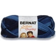 thumbnail image 2 of Bernat Softee Chunky Denim Ombre Yarn - 3 Pack of 80g/2.8oz - Acrylic - 6 Super Bulky - 77 Yards - Knitting/Crochet, 2 of 8