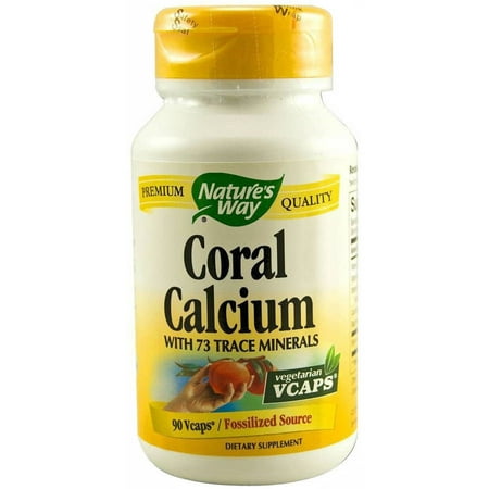 Nature's Way Le calcium de corail capsules végétariennes, 90 CT
