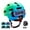 Green Blue Gradient, variant on Kids Multi-Sport Bicycle Helmet with LED Display & Remote Control