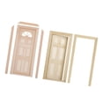 thumbnail image 1 of Alta calidad 1/12 Dollhouse Decoration miniatura puerta de madera con accesorio CUTICAT Puerta de Miniaturas de Casa de Muñecas, 1 of 8