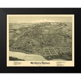 thumbnail image 2 of Fowler 18x15 Black Modern Framed Museum Art Print Titled - McKees Rocks Pennsylvania - Fowler 1901, 2 of 5