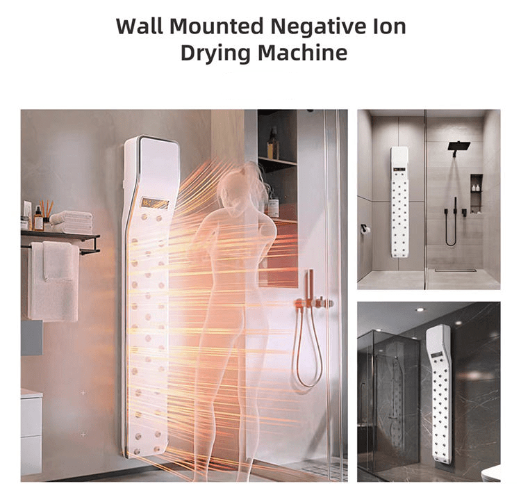 Automatic Wall Mounted Hot Air Blow Body Dryer After Shower