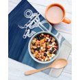 thumbnail image 3 of Nautical Anchor Navy Blue Kitchen Dish Towels for Drying Dishes Set of 3, Coastal Ocean Ombre Striped Waffle Weave Microfiber Hand Tea Bathroom Towels Quick Dry & Absorbent Towel 12x12, 3 of 7
