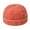Orange, variant on Docker Hat Solid Color Adjustable Breathable Brimless Lightweight Decorative Retro Four Seasons Sailor Hat Daily Hat