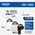 thumbnail image 2 of Etiquetas de papel para identificativos Brother DK-12343PK 260 etiquetas, 2 of 9