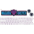 thumbnail image 5 of Wakanda Forever Peel & Stick Wall Decals W/ Alphabet, 5 of 5