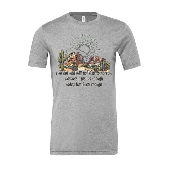 Trenz Shirt Company Fear and Friday Country Singer Inspired Short Sleeve Graphic T-Shirt-Athletic Heather-Large