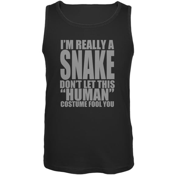 Halloween Human Snake Costume Mens Tank Top