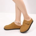thumbnail image 7 of Pennysue Women Clogs Slip On Suede Mule Shoes Buckle Arch Support Comfortable Casual House Slippers Outdoor Work, 7 of 7