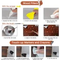 SEISSO Wood Filler Stain Stick, Hardwood TouchUp, Pen Fixer for
