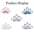thumbnail image 2 of Rhinestone Wedding Hair Comb Girls Tiara Combs Flower Girl Crown Birthday Gifts (Sliver), 2 of 4