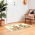 thumbnail image 5 of Easter Door Mat Easter Bathroom Rug Spring Bunny Egg Bath Mat Cute Rabbit Soft Absorbent Tufted Easter Bath Rugs Non Slip Washable for Bathroom Bedroom Living Room Spring Home Decor 1PC 23.6"x15.7", 5 of 6