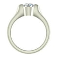 thumbnail image 4 of Round Brilliant Cut Solitaire Diamond Engagement Ring 1.00 carat total weight 14K White Gold, 4 of 6