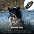 thumbnail image 7 of Reflective AirTag Dog Collar, Padded Air Tag Dog Collar, Heavy Duty Dog Collar with AirTag Holder Case, Heavy-Duty Apple Air tag Dog Collars Suitable for Small, Medium and Large Dogs (15"-27" Green), 7 of 7