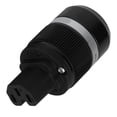 thumbnail image 1 of Conector de clavija de alimentación IEC, conector de cable IEC de alimentación de cobre puro Monosaudio Enchufe de conector IEC Lograr más, 1 of 8