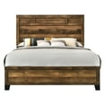 thumbnail image 2 of ACME Morales Queen Bed in Rustic Oak, 2 of 4