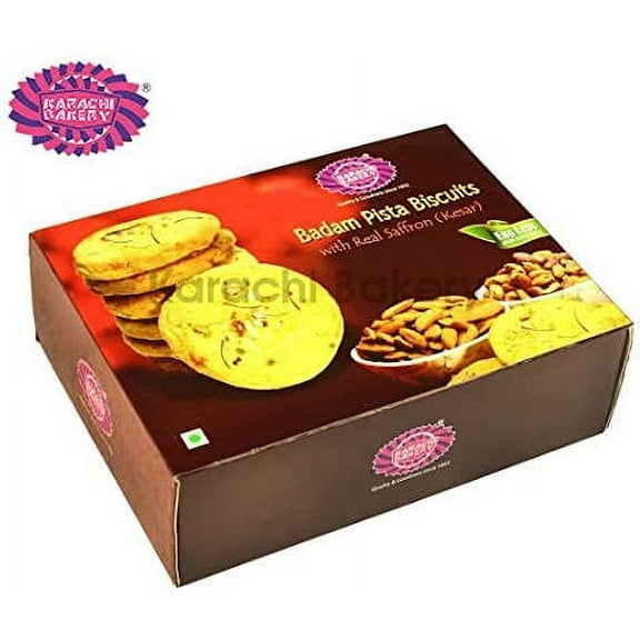 KARACHI BAKERY'S BADAM PISTA COOKIES 400gm