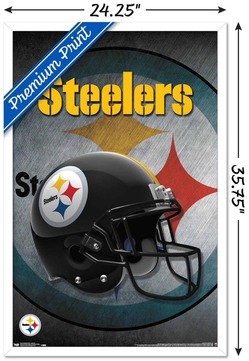 NFL Pittsburgh Steelers - Helmet 16 Wall Poster