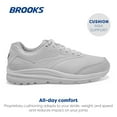 thumbnail image 4 of Brooks Chaussure de Marche pour Homme Addiction Walker 2 - Blanc/blanc - 13 Grand, 4 of 4