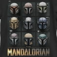 thumbnail image 2 of Girl's Star Wars: The Mandalorian Helmet Box Up  Graphic Tee Black Medium, 2 of 4