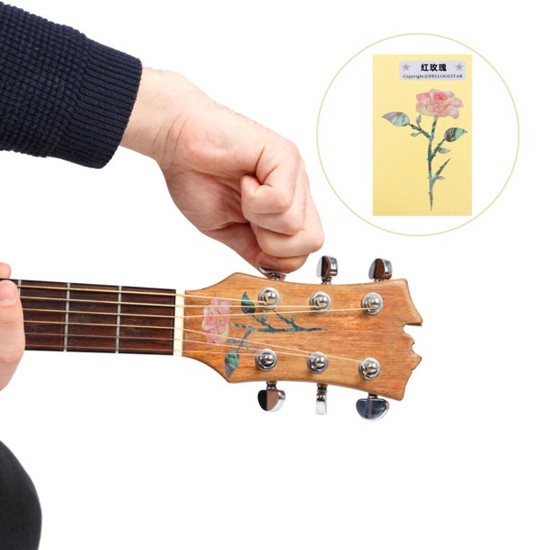 unbranded Stickers PVC Para Guitarra Acústica Y Eléctrica Con Diseños Animales Para Personalizar Tu Instrumento