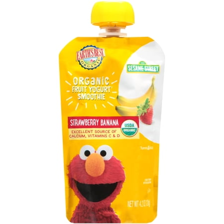 UPC 023923330122 product image for Earth s Best Organic Fruit Yogurt Smoothie Toddler Baby Food  Strawberry Banana  | upcitemdb.com