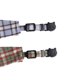 thumbnail image 3 of Zhuge Collar para gatos con hebilla ajustable, de seguridad, suave, para perros pequeños o gatos, tartán rojo, 3 of 4